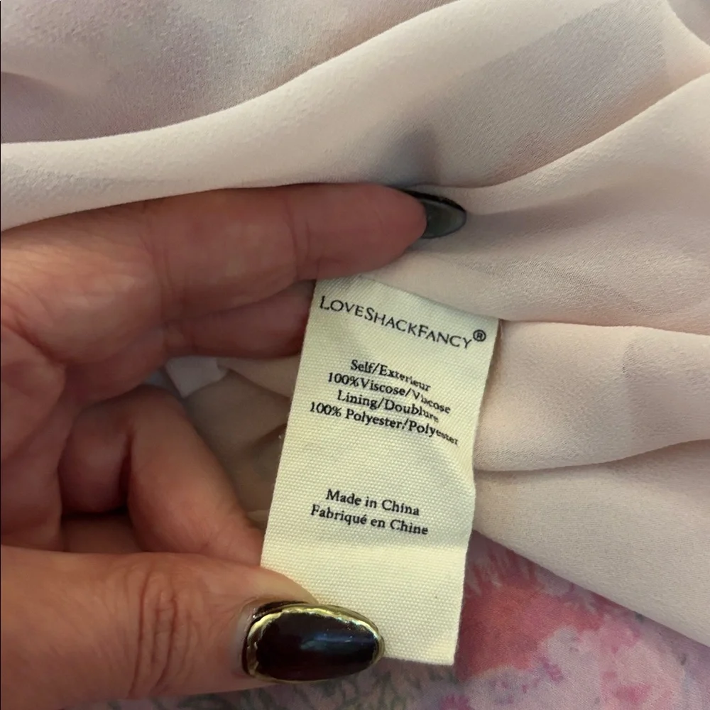 LoveShackFancy  Floral mini Skirt, M - Picture 6 of 6